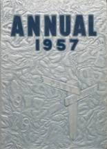 Meriden High School 1957 yearbook cover photo