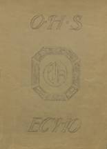 Odessa Montour Central High School 1928 yearbook cover photo