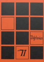 Dighton High School 1971 yearbook cover photo