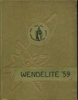 St. Wendelin High School 1959 yearbook cover photo