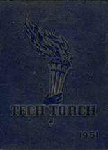 Vo-Tech High School 1951 yearbook cover photo