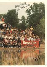 Hesston High School 1984 yearbook cover photo