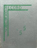 Roxbury Central High School 1955 yearbook cover photo