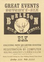 Burleson High School 1976 yearbook cover photo
