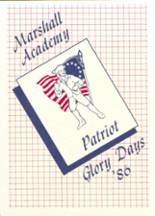 Marshall Academy 1986 yearbook cover photo
