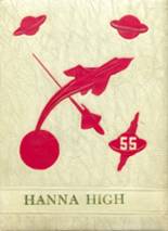 Hanna High School 1955 yearbook cover photo
