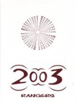 Unaka High School 2003 yearbook cover photo