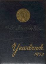 John Burroughs School 1953 yearbook cover photo