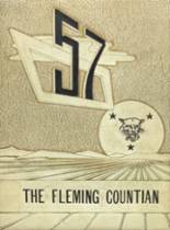 Fleming County High School 1957 yearbook cover photo