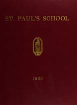 St. Paul's School 1961 yearbook cover photo