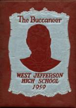 West Jefferson High School 1959 yearbook cover photo
