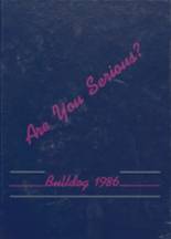 1986 Bald Knob High School Yearbook from Bald knob, Arkansas cover image