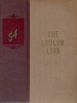 Ludlow High School 1954 yearbook cover photo