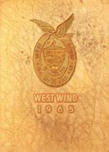 West Rowan High School 1965 yearbook cover photo