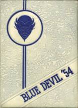 Sutton High School 1954 yearbook cover photo