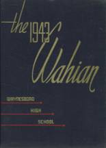 Waynesboro Area High School 1943 yearbook cover photo