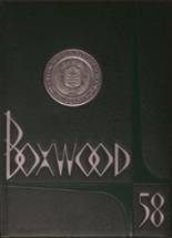1958 St. Francis Preparatory Yearbook from Spring grove, Pennsylvania cover image