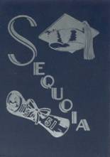 Woodlake Union High School 1951 yearbook cover photo