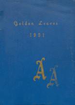 Assumption Academy 1951 yearbook cover photo