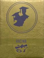 Racine High School 1961 yearbook cover photo