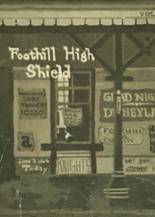 Foothill High School 1972 yearbook cover photo