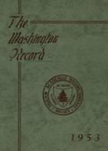 1953 Washington Academy Yearbook from East machias, Maine cover image