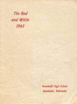 Humboldt High School 1945 yearbook cover photo