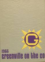 1966 Greenville High School Yearbook from Greenville, Michigan cover image