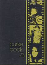 Burke High School 1973 yearbook cover photo