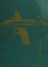Manhattan High School of Aviation Trades 1954 yearbook cover photo