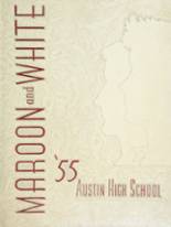 Austin High School 1955 yearbook cover photo