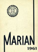 St. Mary High School 1961 yearbook cover photo