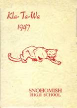 Snohomish High School 1947 yearbook cover photo