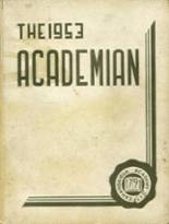 Canandaigua Academy 1953 yearbook cover photo