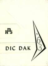 Dickinson High School 1963 yearbook cover photo