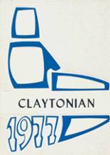 Clay City Community High School 1977 yearbook cover photo