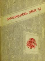 Sauquoit Valley Central High School 1957 yearbook cover photo