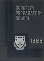 Berkeley Preparatory 1968 yearbook cover photo