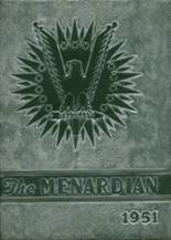 1951 Menard Memorial High School Yearbook from Alexandria, Louisiana cover image