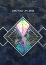 Brownton High School 1988 yearbook cover photo