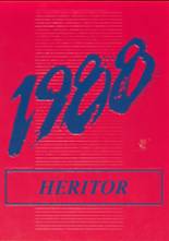 Heritage Academy 1988 yearbook cover photo