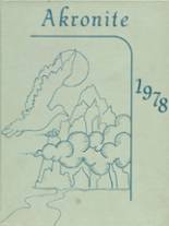 1978 Akron High School Yearbook from Akron, New York cover image