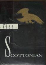 Scott High School 1959 yearbook cover photo