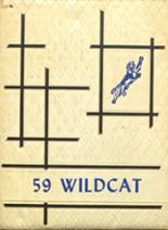 Vona High School 1959 yearbook cover photo