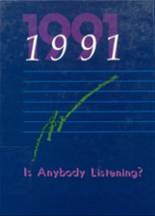 Mobridge High School 1991 yearbook cover photo