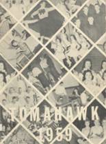 Wapello Community High School 1959 yearbook cover photo