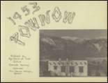Cheyenne Mountain High School 1953 yearbook cover photo