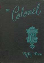 Colonial High School 1955 yearbook cover photo