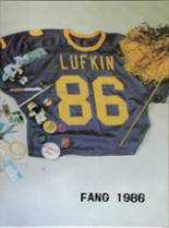 Lufkin High School 1986 yearbook cover photo