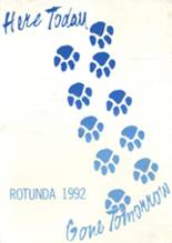 Flora MacDonald Academy 1992 yearbook cover photo